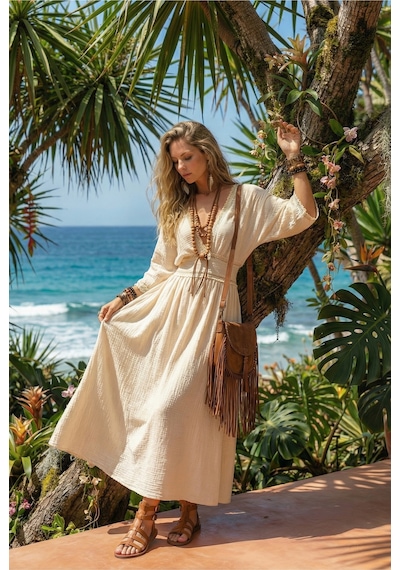 Fashion Cocktail Bel Vurgulu Yan Yırtmaçlı Kelebek Kesim Boho Doğal Ton Dantelli Fiyonklu Bağlamalı Bohem Uzun Elbise Ekru Fashion Cocktail Bel Vurgulu Yan Yırtmaçlı Kelebek Kesim Boho Doğal Ton Dantelli Fiyonklu Bağlamalı Bohem Uzun Elbise Ekru