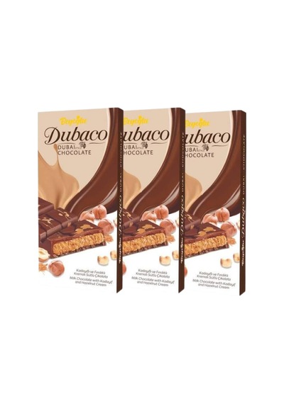Chocolate Dubai Style Fındıklı 200gr X3