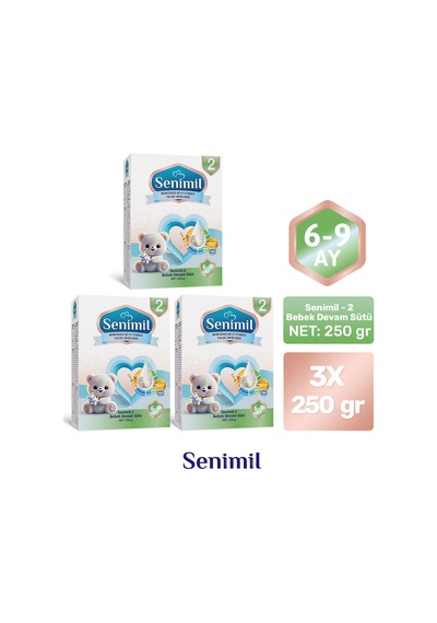 Senımıl 2 Bebek Devam Sütü 250 G 3 Adet