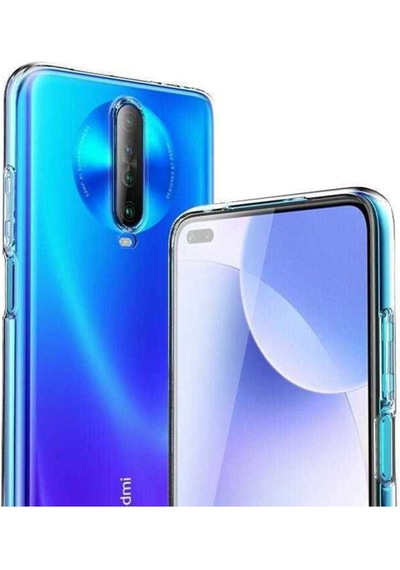 Xiaomi Poco X2 Kılıf Zore Süper Silikon Kapak Renksiz
