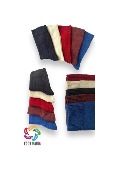Footmania 4 Çift Bambu Kadın Çok Renkli Çorap Mis Extra Comfort