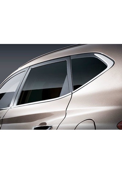 Hyundai Tucson 2015 - 2018 Krom Cam Çerçevesi Ful Set Çıtası