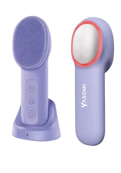 Yasomi Carelux Şarj Edilebilir Yüz Temizleme Ve Masaj Cihazı Mor