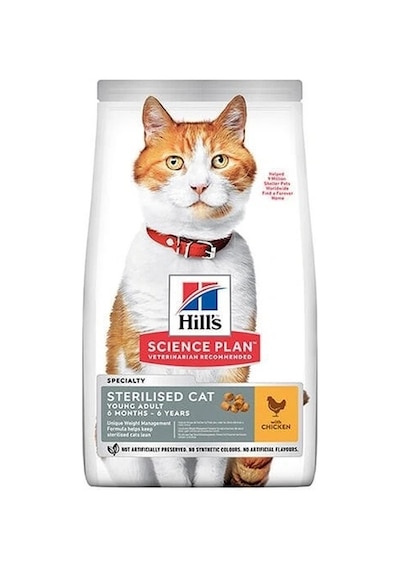 Hills Young Sterilised Tavuklu Kısırlaştırılmış Kedi Maması 3 Kg