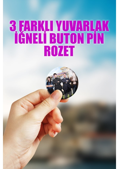 Teach You A Lesson Çanta Süsü Rozet İğneli Buton Rozet Seti 3 Adet Üçlü