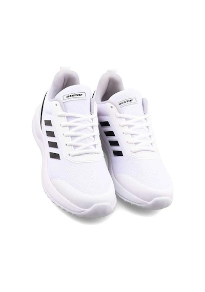 Nesilshoes Bestof 100 Beyaz Siyah Anorak Erkek Günlük Spor Ayakkabı Beyaz - Siyah