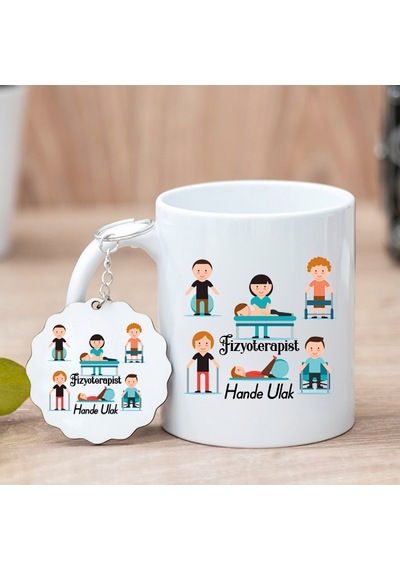Fizyoterapist Kupa Bardak Ve Anahtarlık