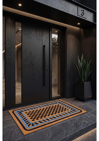 Villadia Home Textile Kapı Önü Paspası Kaymaz Taban Dekoratif Paspas Ev Giriş Antre İç Ve Dış Mekan Paspası 45x70 Cm 12ypycoco
