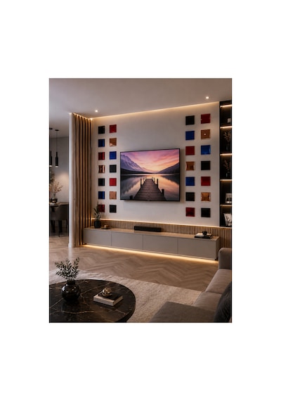 Lucitart Kendinden Yapışkanlı Parlak Dekoratif Pleksi Kare Duvar Paneli 9 Renk Seçeneği Modern Duvar Dekoru Mavi Lucitart Kendinden Yapışkanlı Parlak Dekoratif Pleksi Kare Duvar Paneli 9 Renk Seçeneği Modern Duvar Dekoru Mavi