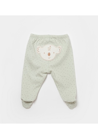 Biorganic Koala Jungle Patikli Bebek Pantolonu 57888 Mint