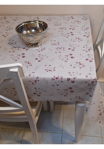 Elyaflı Pvc Muşamba - Desenli Silinebilir Masa Örtüsü Yeşil 130 X 150