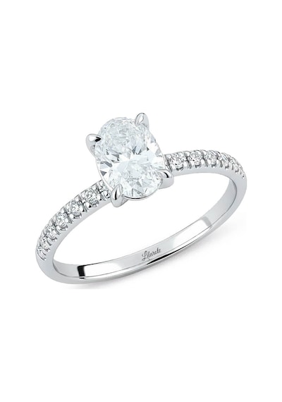1.17 Ct Pırlanta Oval Tektaş Yüzük Beyaz