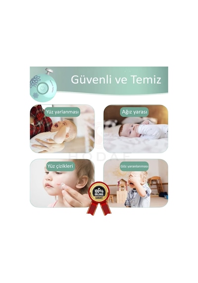 Cloody Yenidoğan Bebek Pilli Tırnak Törpüsü Manikür Seti