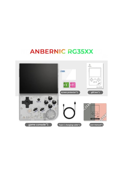 Rg35xx 2024 Yeni Versiyon Dikey Retro El Oyun Konsolu 64 Gb Beyaz - 3.5 İnç Ips Ekran H700 İşlemci 1 Gb Ram Titreşim Motorlu Hdmı Tv Bağlantılı Nostaljik Taşınabilir Konsol Psp, Ps1, Dc Destekli Rg35xx 2024 Yeni Versiyon Dikey Retro El Oyun Konsolu 64 Gb Beyaz - 3.5 İnç Ips Ekran H700 İşlemci 1 Gb Ram Titreşim Motorlu Hdmı Tv Bağlantılı Nostaljik Taşınabilir Konsol Psp, Ps1, Dc Destekli