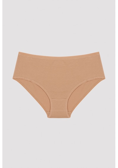 Penti Bej Pamuklu Fresh Basic Cover Yüksek Bel Slip Külot