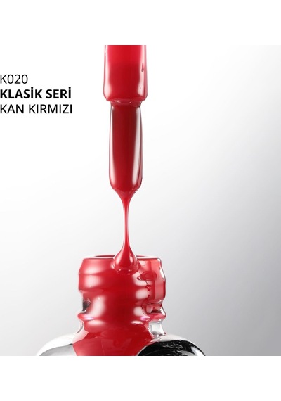 Kalıcı Oje K020, Kan Kırmızısı, 10 Ml Diğer
