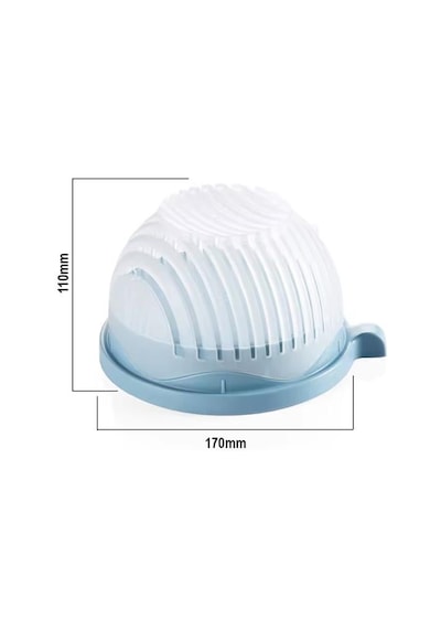 Sunup Sn-27136 Pratik Meyve Sebze Salata Dilimleyici Kesici Şeffaf