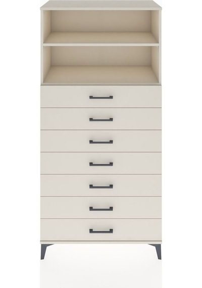 Hyperion Dolap 2 Raflı 7 Çekmeceli 88x44x182 Aytaşı-aytaşı Aytaşı