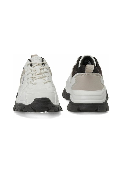 U.s. Polo Assn. Tracky Kalın Taban Kadın Spor Sneaker Ayakkabı Bej-kahve