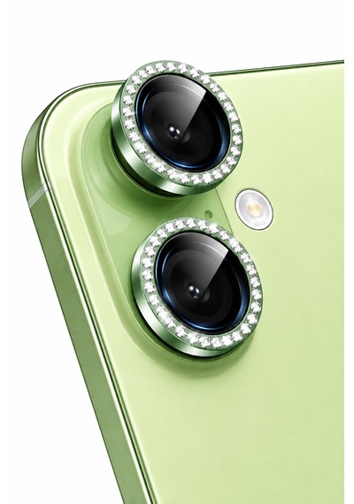 Apple iPhone 17 Uyumlu Taşlı Kamera Lens Koruyucu Ada Çayı