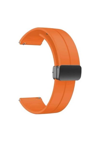 Huawei Gt2 42mm Krd-84 20mm Silikon Kordon - Koyu Turuncu