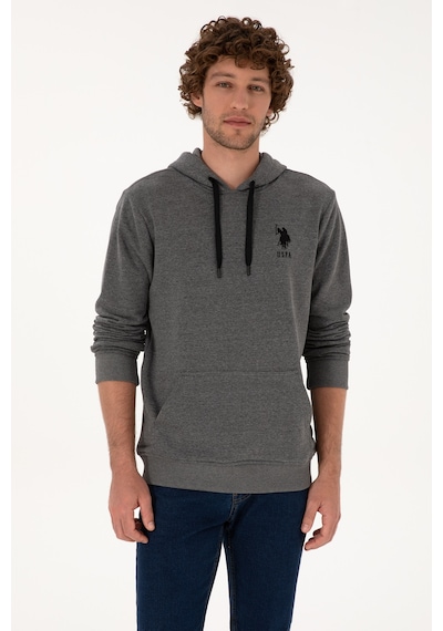 U.s. Polo Assn. Erkek Antrasit Melanj Sweatshirt 50307703-vr081 Antrasit Melanj