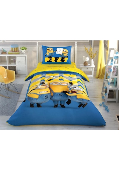 Taç Minions Perfect Tek Kişilik Nevresim Takımı