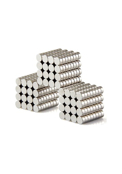 150 Adet Çap 6Mm X Kalınlık 2Mm Yuvarlak Güçlü Neodyum Mıknatıs N11.2591