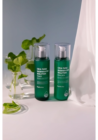 Farmstay Cıca Farm Regeneratıng Solutıon Toner 200ml - Cica Özlü Yatıştırıcı Tonik