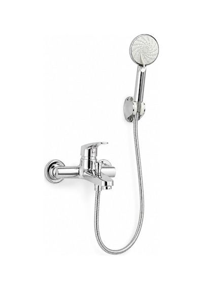 Krom Banyo Bataryası Duş Seti Mafsallı El Duşu Sıcak Soğuk Mix Musluk Ve Duş Başlığı Set Gri