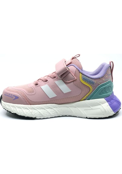 Cool Ukon Ortopedik Taban Unisex Çocuk Spor Ayakkabı Pudra