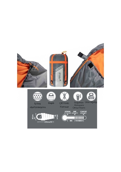 Bestway Pavillo 68103 Hiberhide Uyku Tulumu Gri