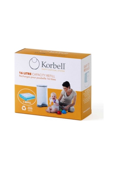 Korbell 495 Adet Kirli Bebek Bezi Kapasiteli Çöp Poşeti