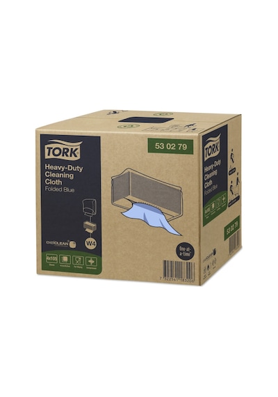 Tork W4 Sistem Temizlik Bezi Ağır Kirler 4 Pkt. x 105 Ad.(530279)