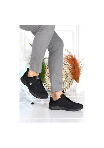 Lumberjack Agatha 3fx Siyah Siyah Comfort Casual Rahat Kalıp Erkek Spor Ayakkabısı Siyah