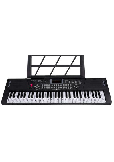 Hpy Aktüel 61 Tuşlu Dijital Klavye, Elektronik Piyano, Usb Bağlantılı, Dahili Hoparlör, Siyah, Taşınabilir Siyah