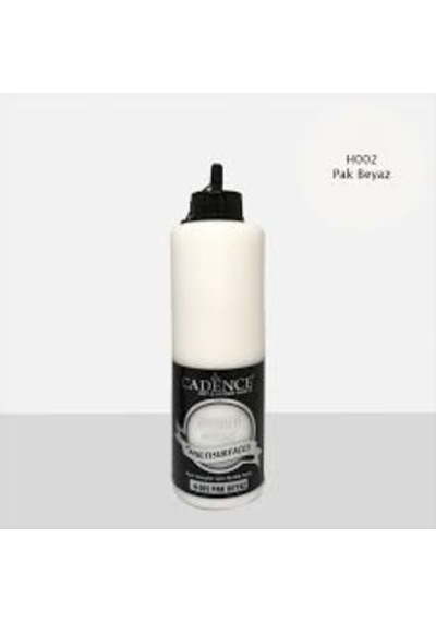 Cadence Pak Beyaz Hybrid Multisurface Akrilik Boya 500 Ml H-002