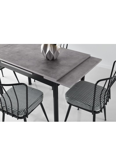 Erezogullari_Mobilya Smart Açılır Mutfak Masası Ve 4 Adet Sandalye Takımı 70*110Cm Erezogullari_Mobilya Smart Açılır Mutfak Masası Ve 4 Adet Sandalye Takımı 70*110Cm