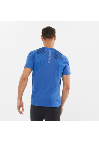 Salomon Sense Aero Erkek Koşu Tişört Nautical Blue Lc1872800 Mavi