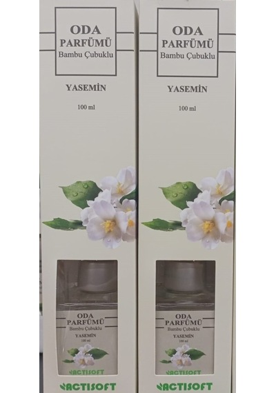 Oda Kokusu Bambu Çubuklu 100 Ml 2 Lü Paket Yasemin Amber - Okyanus - Pudra