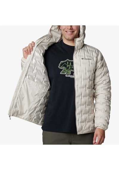 Columbia Delta Ridge Iı Down Hooded Erkek Krem Mont