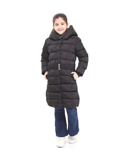 Benitto Kids Kız Çocuk Mont 51270-siyah Siyah
