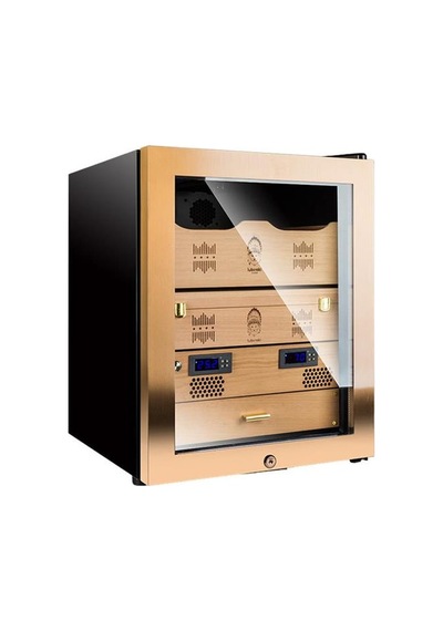 Lubinski Siyah - Gold Elektronik Puro Dolabı Ra-999 Lb-037