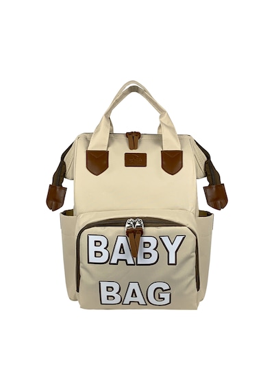 Monaco Baby Bag Baskılı Anne Bebek Bakım Sırt Çantası Çok Renkli