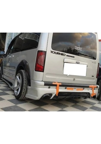 Ford Connect Arka Ek Plastik Siyah Difüzör 2008 2009 2010 2011 2012 2013 Arka-difizör-bodykit-ek
