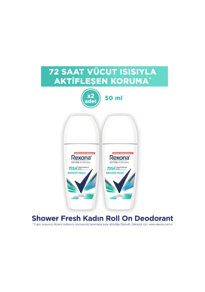 Kadın Roll On Deodorant Shower Fresh 50 Ml X2