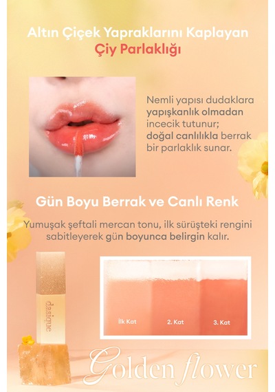 Dasique Yoğun Parlaklık Ve Canlı Renkler Sunan Kalıcı Tint Juicy Dewy Tint 24 Peach Fuzz 24 Peach Fuzz