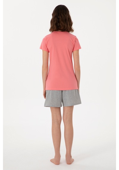U.s. Polo Assn. Kadın Pembe Pijama Takım 50312917-vr041 Pembe