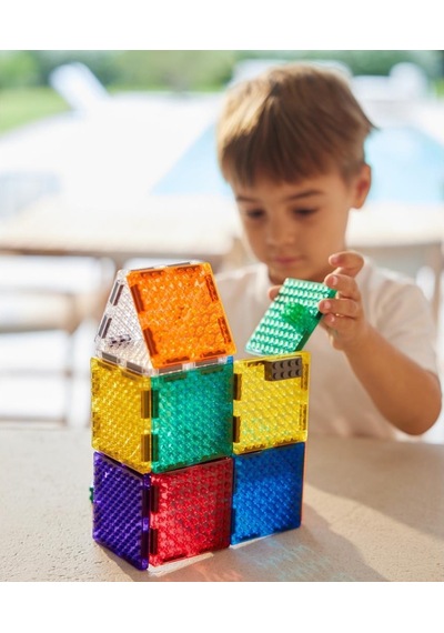Cleverclixx Brick Tiles Pack Manyetik Bloklar, Intense 16 Parça