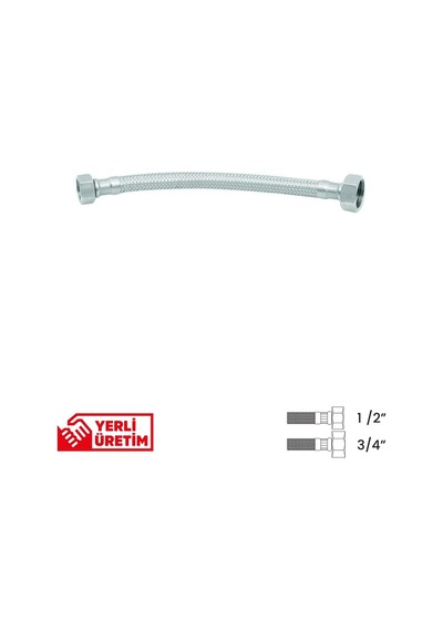 Bağlantı Hortumu 1/2' ' -3/4' 20 Cm